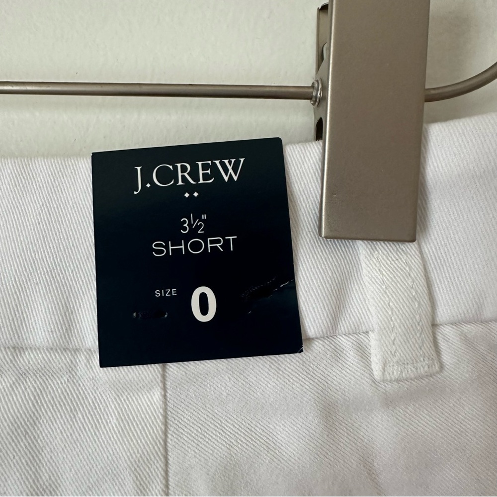 NWT 💎 J.Crew White 3.5” Shorts - Size 0